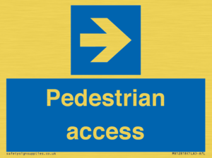 Pedestrian access